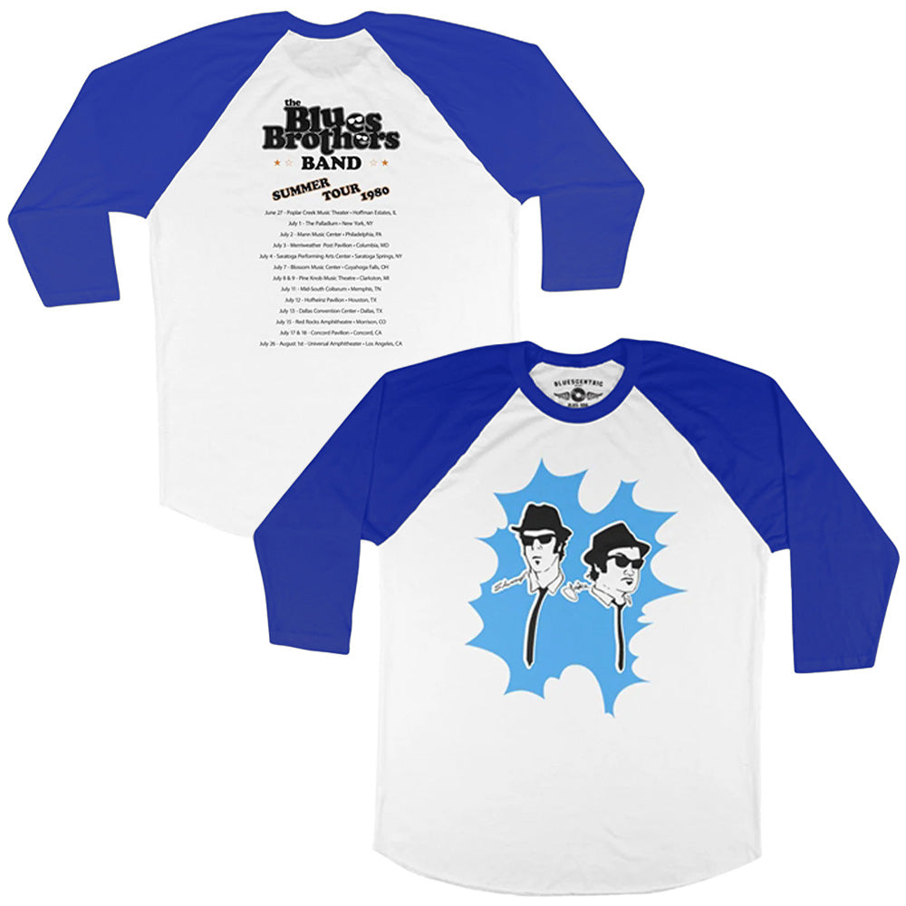 BLUES BROTHERS - (公開 45周年 ) - 1980 Tour Reissuer / 長袖 / ラグラン七分袖 / バックプリントあり / 限定エディション